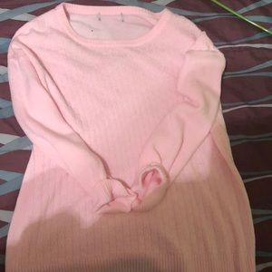 Pink sweater